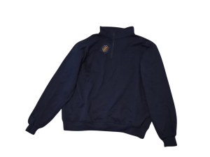 De Hoop Quarter Zip Cotton Top